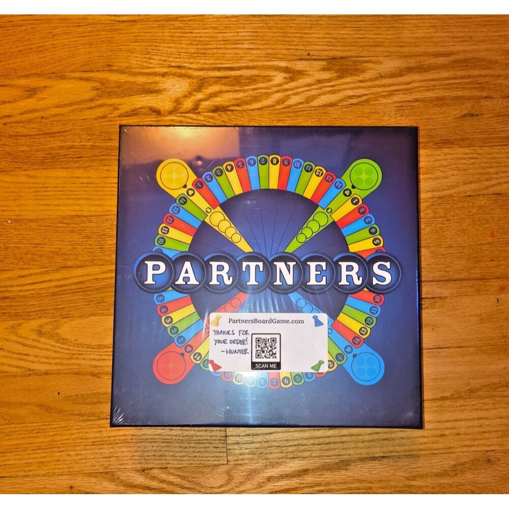 PARTNERS Board Game 4 Player Strategy Family Game by Game Inventors NEW